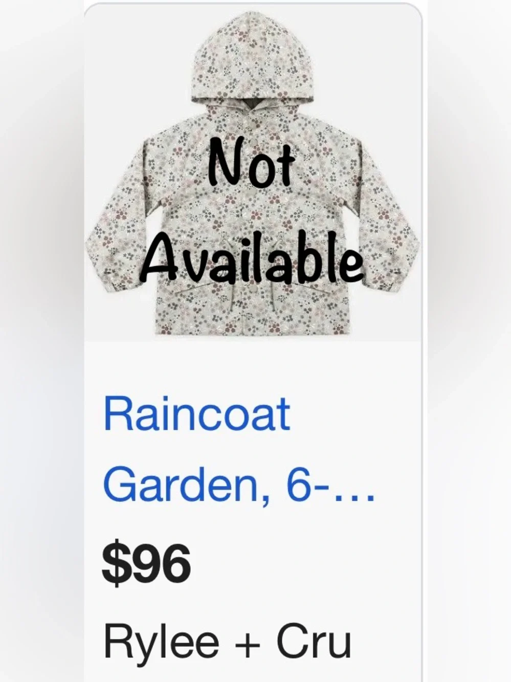 🔥SOLD🔥 Rylee + Cru Girls Outerwear Polka-Dot Raincoat Charcoal Gray